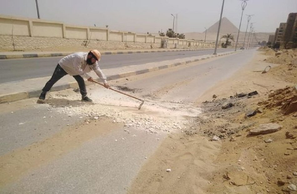 تطوير الطرق في الجيزة